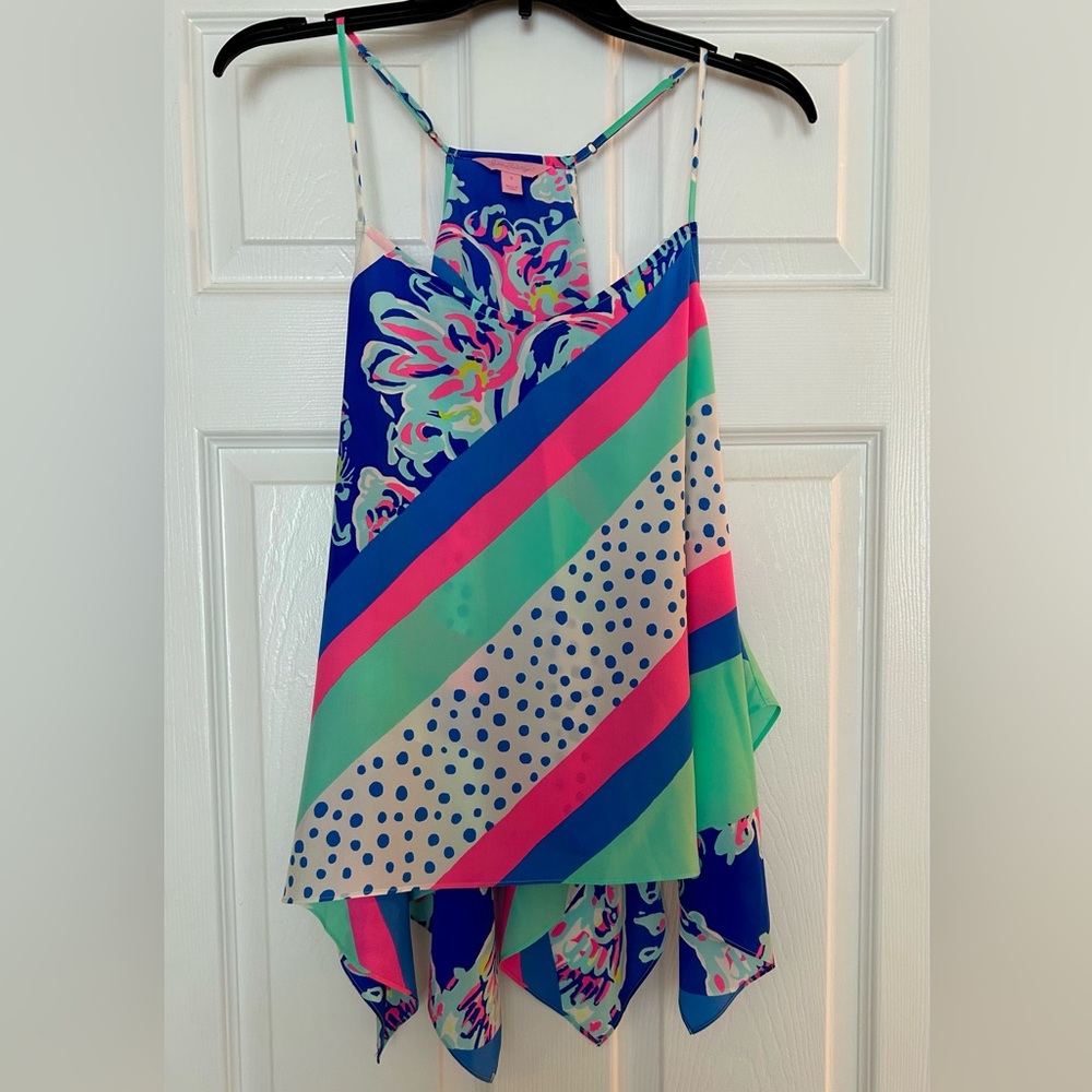 Lilly Pulitzer Alora Silk Tank Top